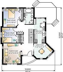 План 1 этажа дома, коттеджа