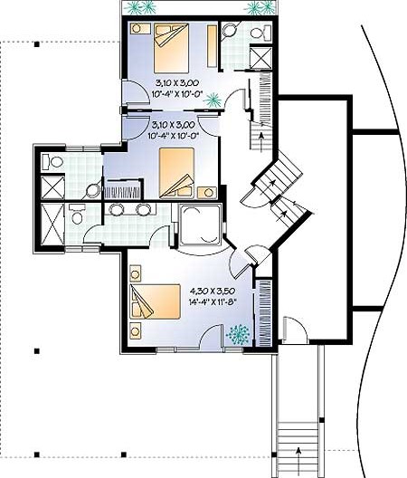 План этажа дома, коттеджа